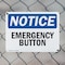 Signmission Emergency Button, 14 in W x Rectangle, Plastic OS-2PACK-NS-P-1014-L-11774 - alternate 8